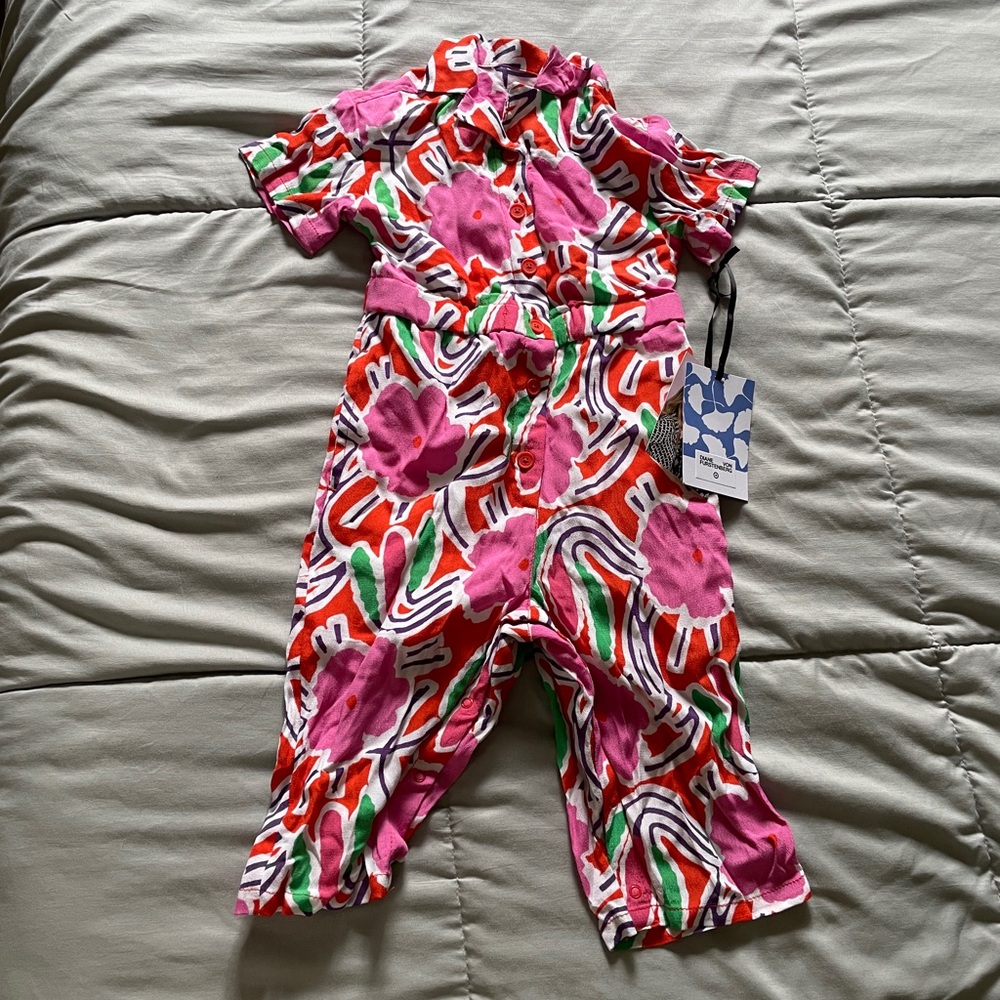 DVF x Target Vibrant Multicolor Patterned Jumpsuit